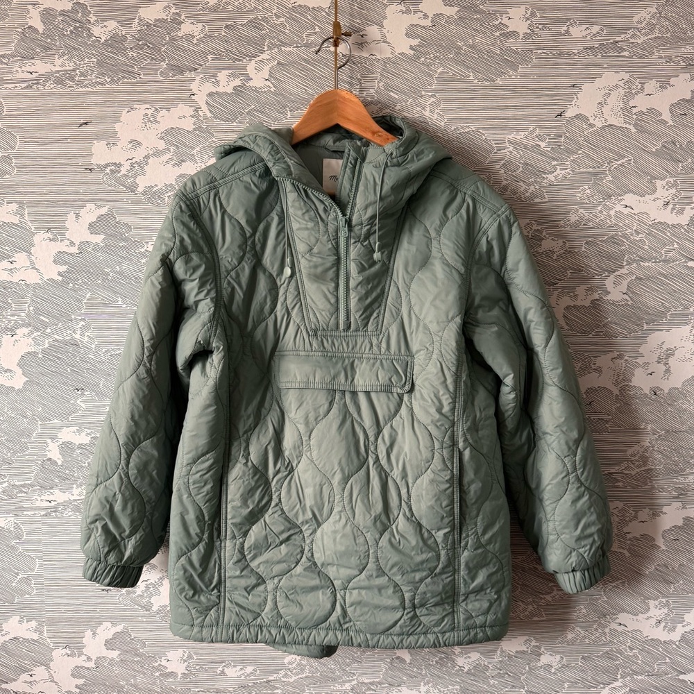 Madewell Quilted Packable Popover Puffer Jacket